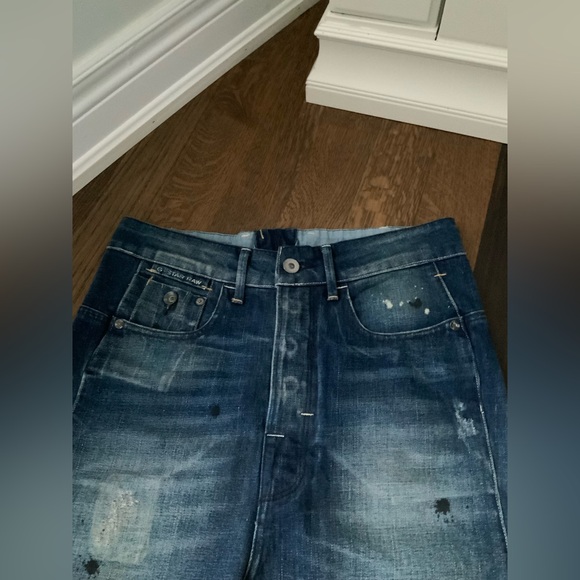 G-STAR RAW Distressed Paint Splatter Rips Fade Women’s Jeans Size 30 BRAND NEW - Picture 5 of 16